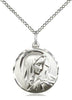 Sterling Silver Sorrowful Mother Medal (3/4") - Unique Catholic Gifts