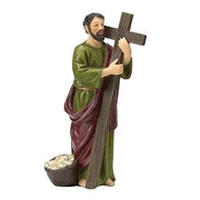 St. Andrew Figurine Statue (4") - Unique Catholic Gifts