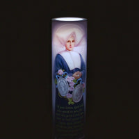 St.Catherine of Labouré LED Candle with Timer - Unique Catholic Gifts