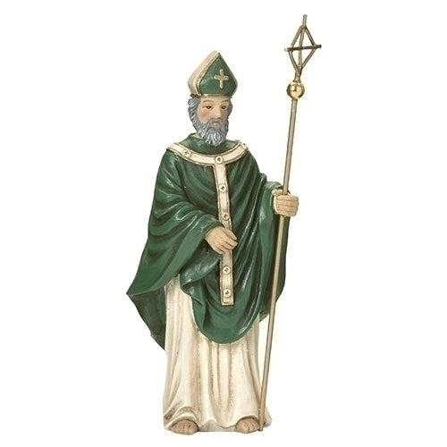 St. Patrick Figurine Statue (4 3/4") - Unique Catholic Gifts