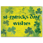 St. Patrick's Day Blessings Rain Down St. Patrick's Day Card Greeting Card - Unique Catholic Gifts