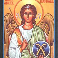 St. Raphael: Angel of Marriage, of Healing, of Happy Meetings, of Joy and of Travel by Angela Carol - Unique Catholic Gifts