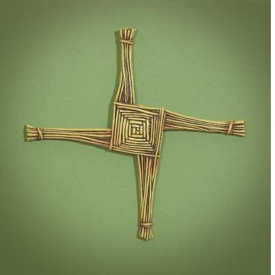 St. Brigid Wall Cross (10") - Unique Catholic Gifts
