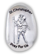 St. Christopher Thumb Stone - Unique Catholic Gifts
