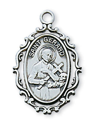 St. Gerard Sterling Silver Medal 1