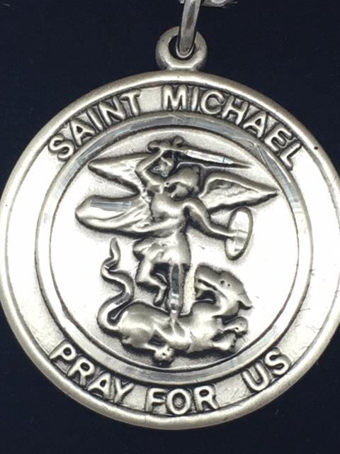 St. Michael the Archangel Round Medal (3/4") - Unique Catholic Gifts