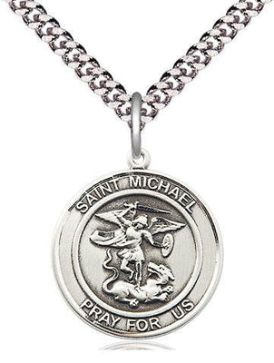 St. Michael the Archangel Round Medal (3/4