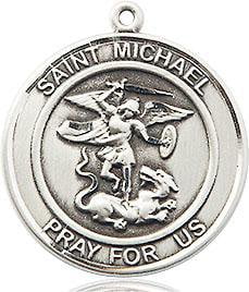 St. Michael the Archangel Round Medal (3/4") - Unique Catholic Gifts