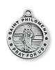 St. Philomena Sterling Silver Medal 5/8" - Unique Catholic Gifts