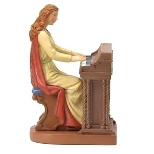 St Cecilia Figurine Statue (3 1/4") - Unique Catholic Gifts