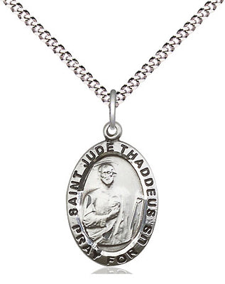 St Jude Sterling Silver Medal 3/4