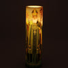 Saint Patrick Patron Saint of Ireland LED Candle with Timer - Unique Catholic Gifts