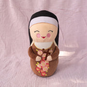 Saint Therese of Lisieux Plush Doll 10" - Unique Catholic Gifts