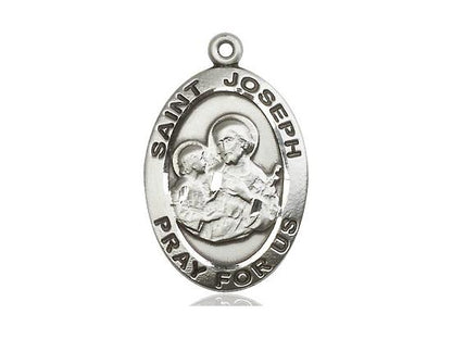 St. Joseph Oval Medal 1" - Unique Catholic Gifts