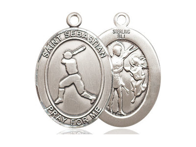St Sebastian Baseball Oval Medal (1