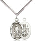 Sterling Silver Miraculous Pendant 3/4" - Unique Catholic Gifts