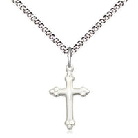 Sterling Silver Cross (5/8") - Unique Catholic Gifts