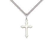 Sterling Silver Cross (5/8") - Unique Catholic Gifts