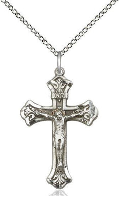 Sterling Silver Crucifix (1 1/8