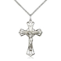 Sterling Silver Crucifix (1 1/4") - Unique Catholic Gifts
