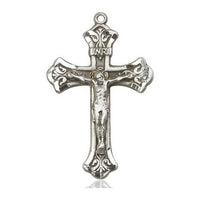 Sterling Silver Crucifix (1 1/8") - Unique Catholic Gifts
