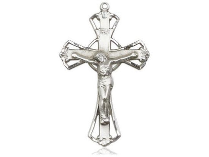 Sterling Silver Crucifix (1 1/4") - Unique Catholic Gifts