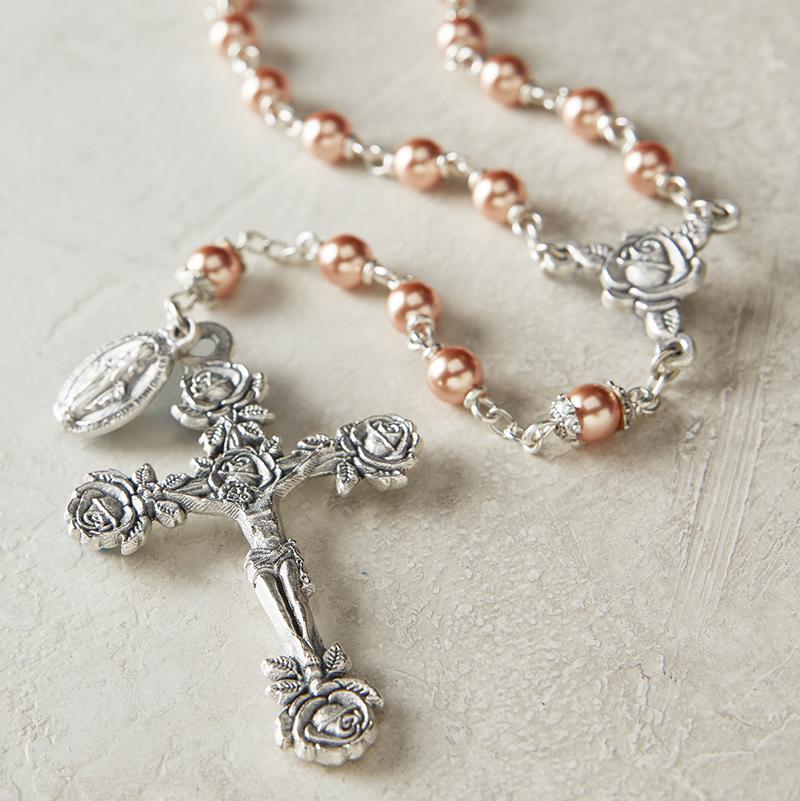 Swarovski Rose Rosary - Unique Catholic Gifts