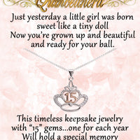 Quinceanera Crown Necklace - Unique Catholic Gifts