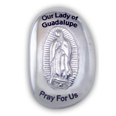 Our Lady of Guadalupe Thumb Stone - Unique Catholic Gifts