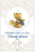 Thank You for Your Priestly Service Greeting Card - Unique Catholic Gifts