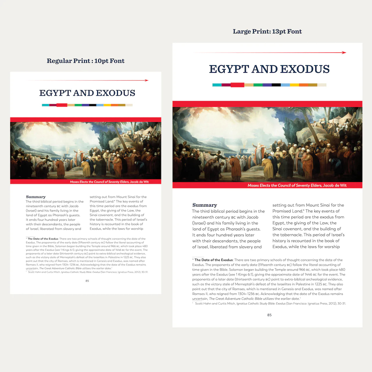 The Great Adventure Catholic Holy Bible Large Print. - Unique Catholic Gifts