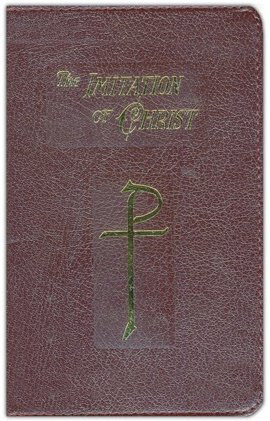 The Imitation of Christ, Burgundy Bonded Leather, Zippered By: Thomas a Kempis - Unique Catholic Gifts