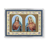 The Sacred Hearts Acrylic Easel with Magnet 3 x2" - Unique Catholic Gifts