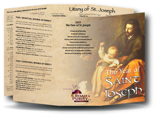 The Year of Saint Joseph Holy Card - Unique Catholic Gifts