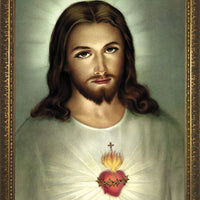Traditional Sacred Heart of JesusFramed Art (10 x 12") - Unique Catholic Gifts
