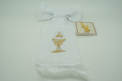 First Communion Set Arm Band Handmade Chalice and Pin - Unique Catholic Gifts