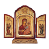 Virgin Mary the Healing Triptych - Gold Leaf - Unique Catholic Gifts