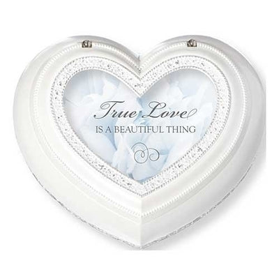 True Love...white Hrt Bx Wedding Collection - Unique Catholic Gifts