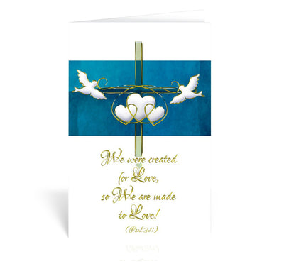 Created for Love Greeting Card - Unique Catholic Gifts