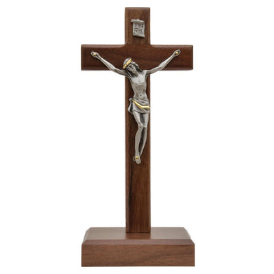 Walnut Standing Crucifix (8
