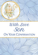 With Love  Son On Your Confirmation Greeting Card - Unique Catholic Gifts