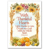 With Thankful Hearts Greeting Card - Unique Catholic Gifts