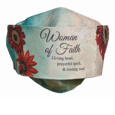 Woman of Faith Face Mask - Unique Catholic Gifts