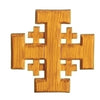 Wood Jerusalem Wall Cross (6") - Unique Catholic Gifts