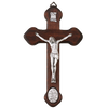 Wooden Crucifix with St. Joseph Medal - Unique Catholic Gifts