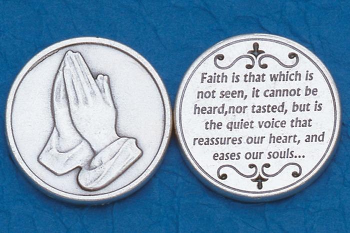 Faith is That Which is Not Seen Token Coin - Unique Catholic Gifts