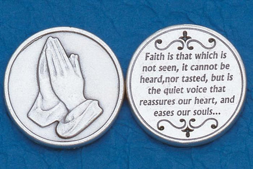 Faith is That Which is Not Seen Token Coin - Unique Catholic Gifts