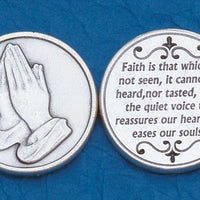 Faith is That Which is Not Seen Token Coin - Unique Catholic Gifts