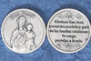 San Jose Moneda para el Bolsillo. Hecho en Italia - Unique Catholic Gifts
