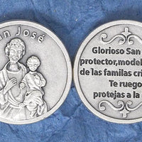 San Jose Moneda para el Bolsillo. Hecho en Italia - Unique Catholic Gifts